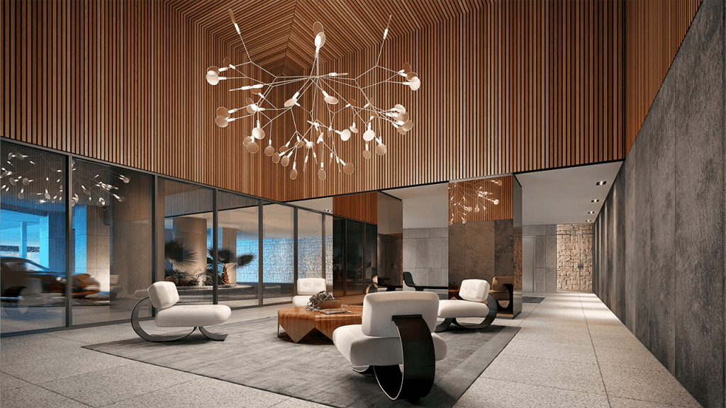 LOBBY COM PORTE-COCHÉRE