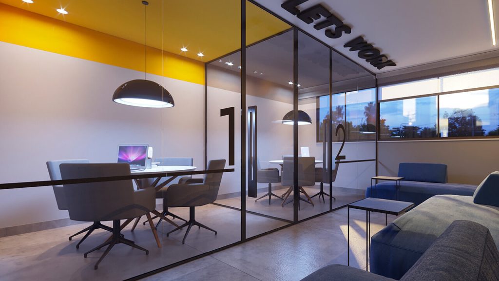 COWORKING E SALAS DE REUNIÃO