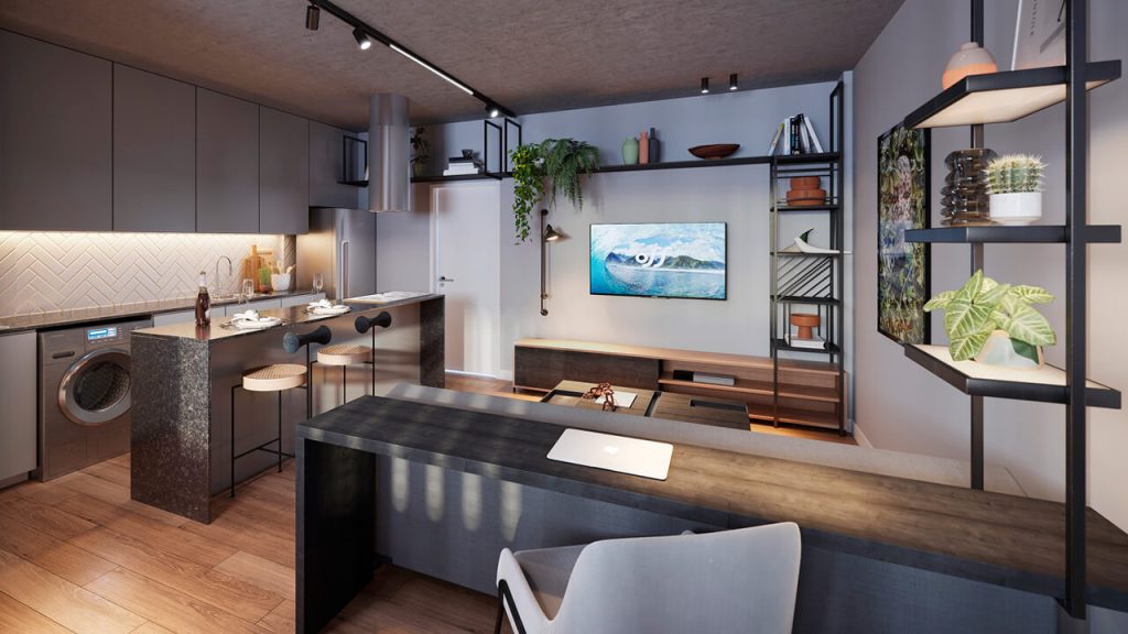 Loft Tipo • 34 m² 